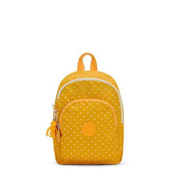 Kipling Curtis Compact Printed Convertible Rugzak Geel | NL 1670KO